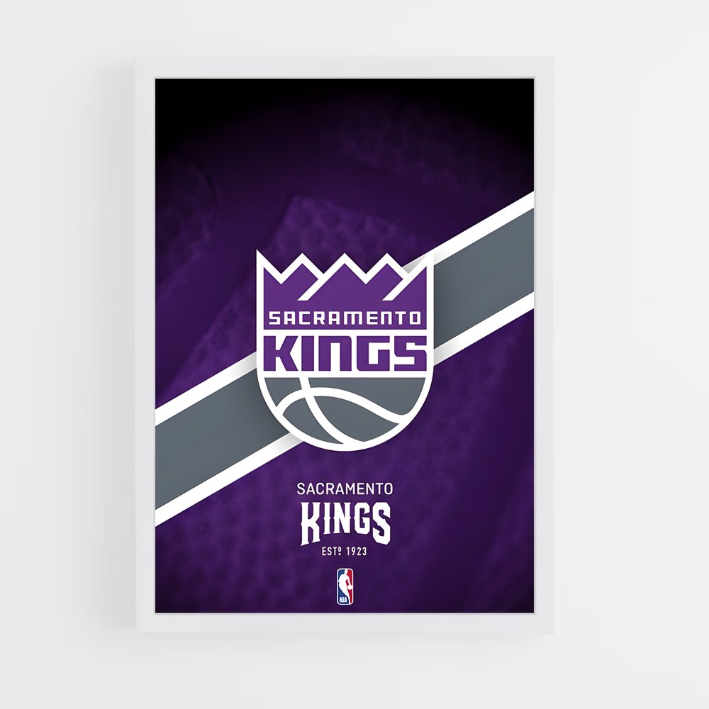 Poster Sacramento de kings – affiche Basketball (vue 3)